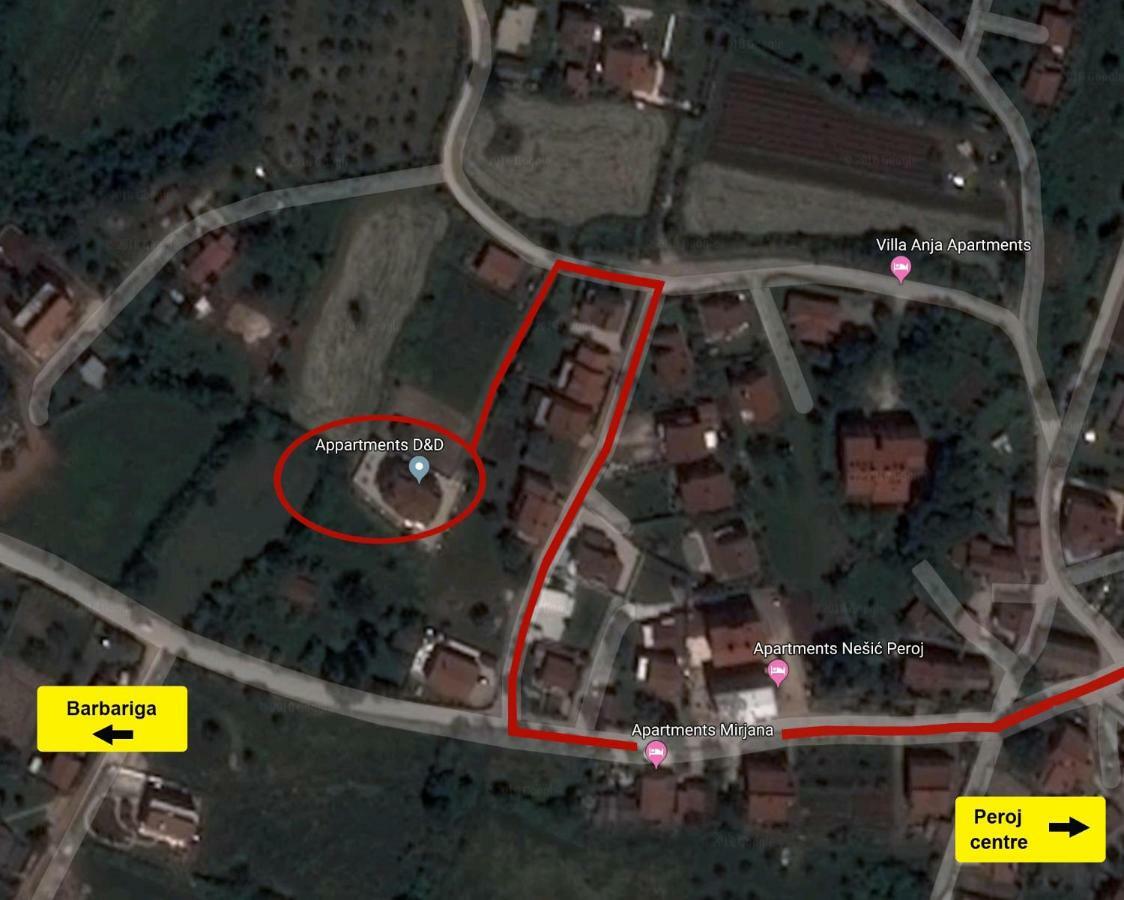 Appartments D&D Peroj Bagian luar foto